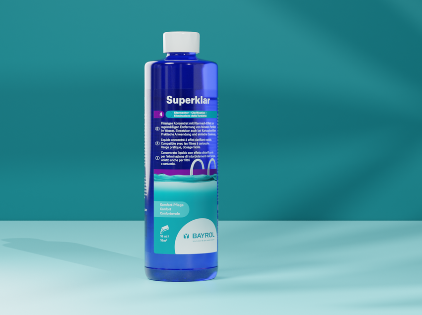 BAYROL Anti-Mousse Spatime 1L + Clarifiant 1L - Traitement Spa Efficace Contre Mousse Et Eau Trouble
